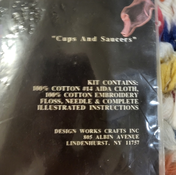 Vintage Counted cross stitch 9x26 picture kit by design works - Picture 2 of 5